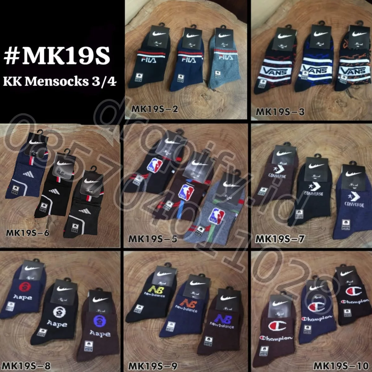 Kaos Kaki Mensocks 3/4 MK19S
