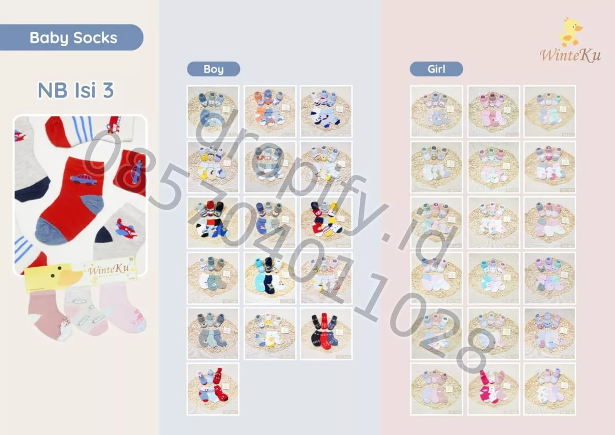 Kaos Kaki Bayi Boy Girl WINTEKU