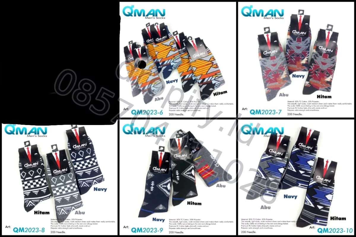 Kaos Kaki QMAN QM2023-6