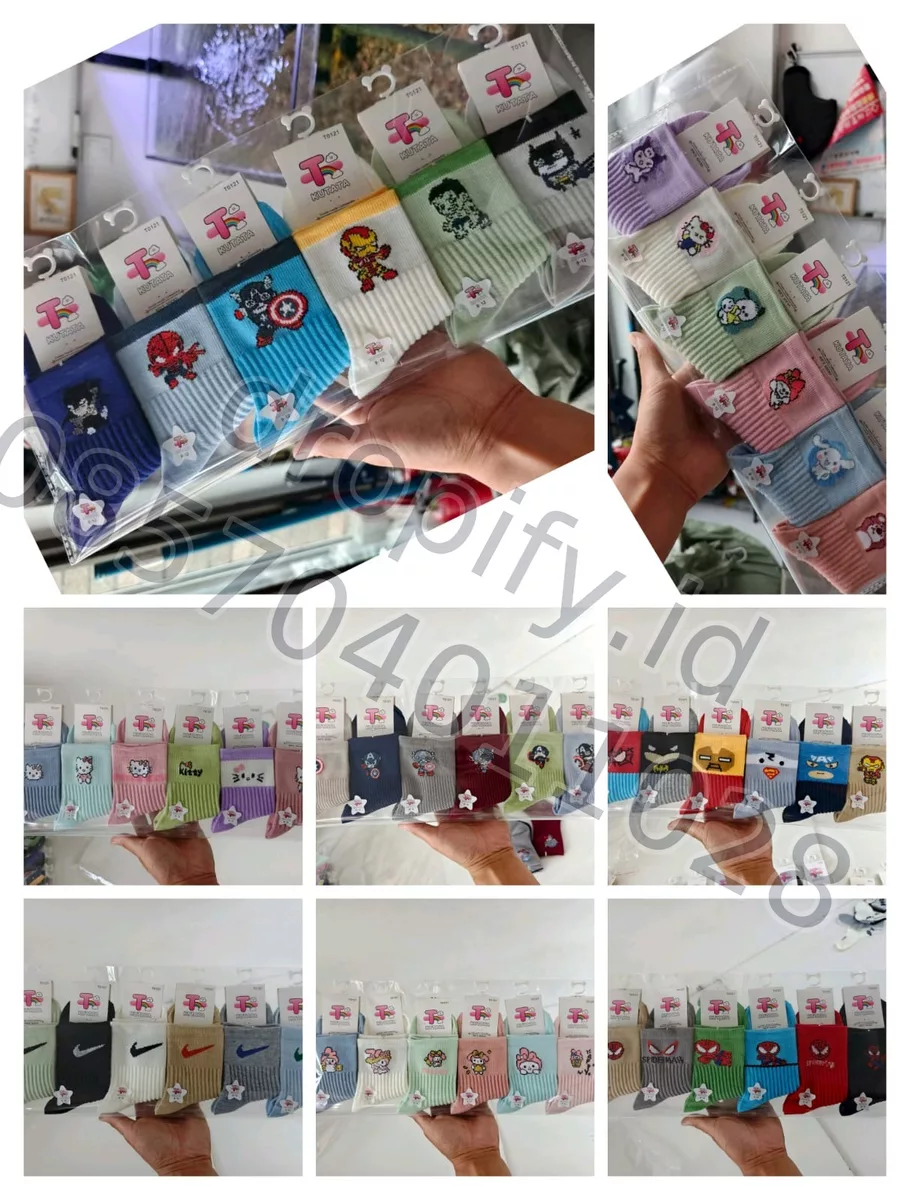 Kaos Kaki Anak Motif Pak 3 In 1