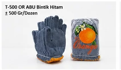 Sarung Tangan Bintik T-500 OR Abu Bintik Hitam