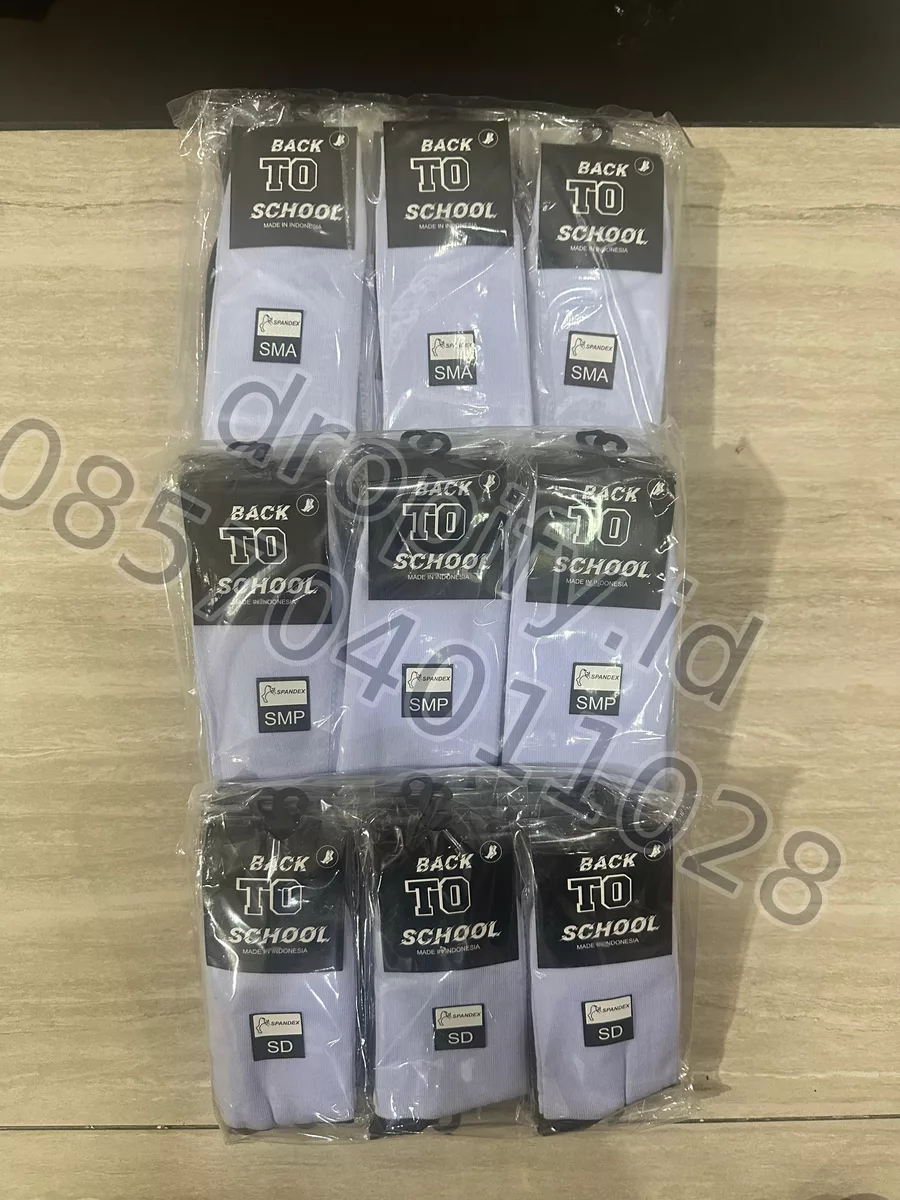 Kaos Kaki Sekolah Back To School Putih