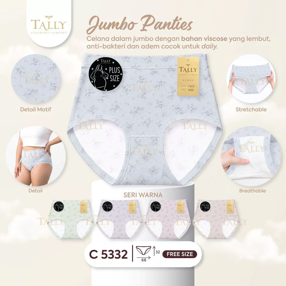 Celana Dalam Wanita Tally C 5332