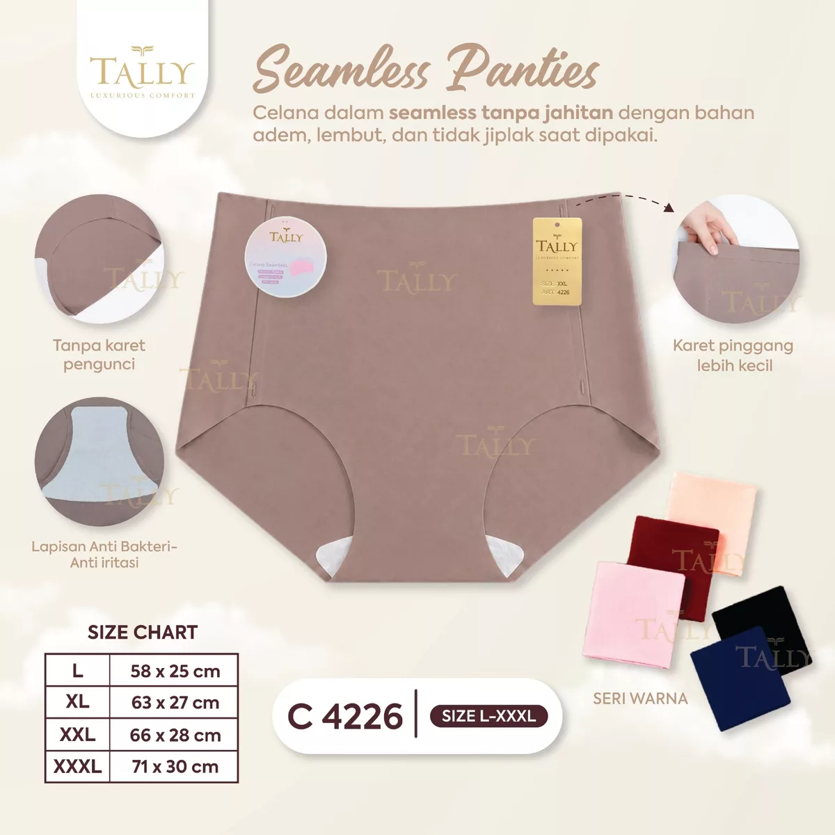 Celana Dalam Seamless Tally C 4226