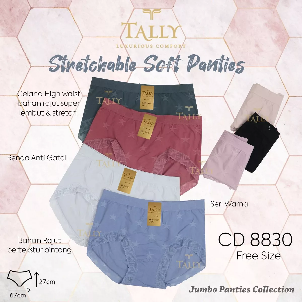 Celana Dalam Wanita Tally CD 8830