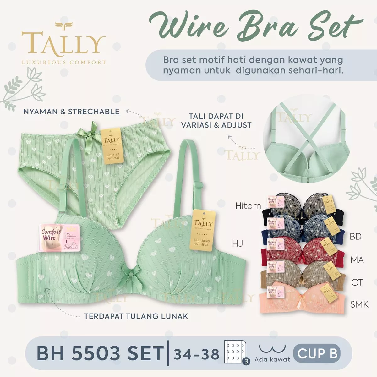 Bra Set Tally BH 5503