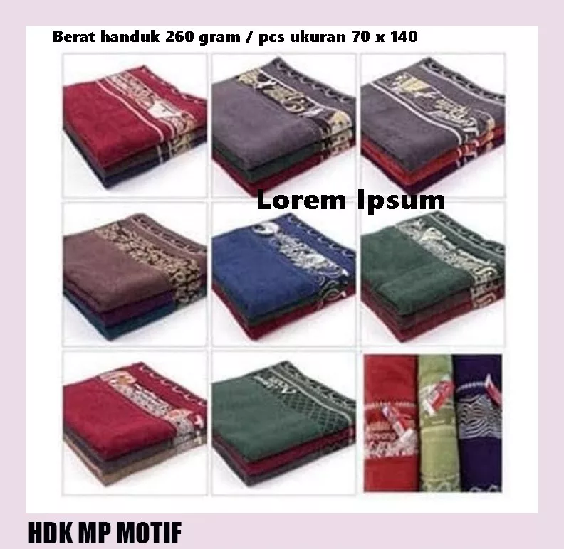 Handuk MP Motif 70x140 cm