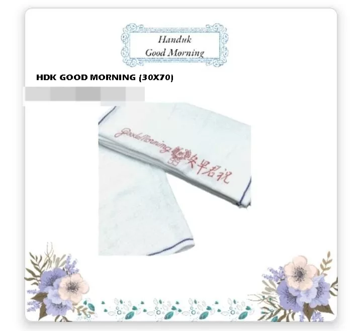 Handuk Good Morning 30x70 cm