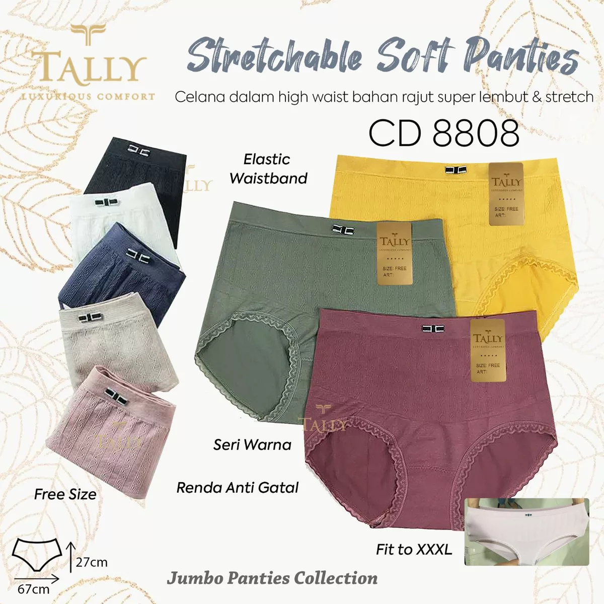 Celana Dalam Wanita Tally CD 8808