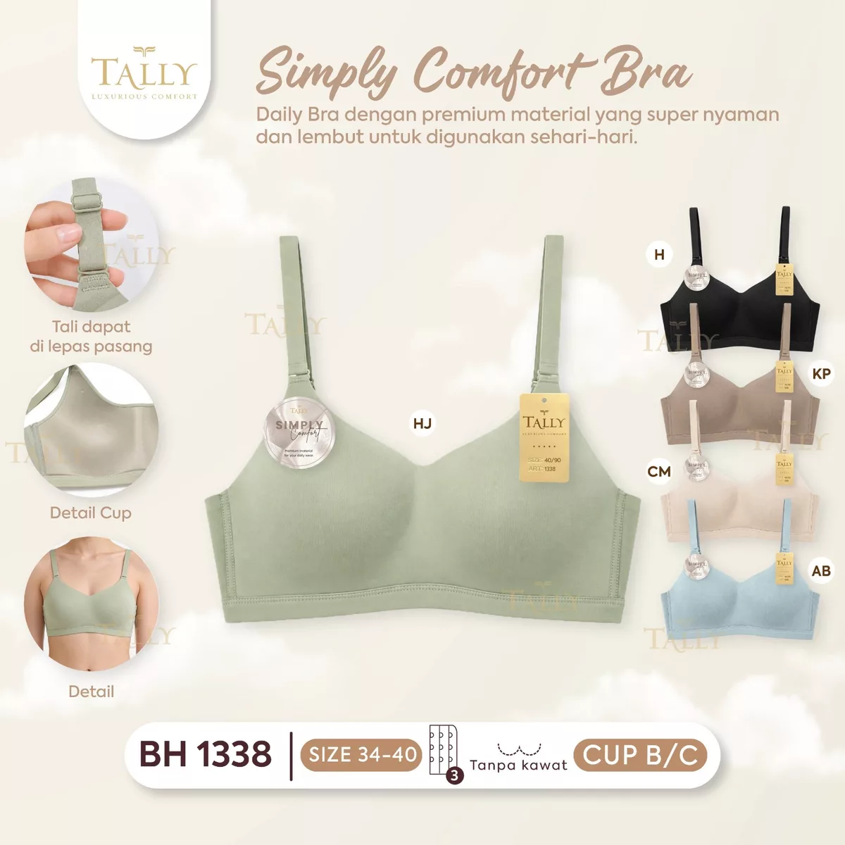 Simply Comfort Bra Tally BH 1338