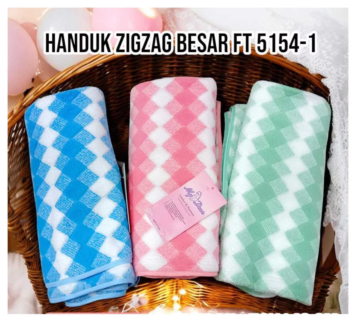 Handuk Zigzag Besar FT 5154-1