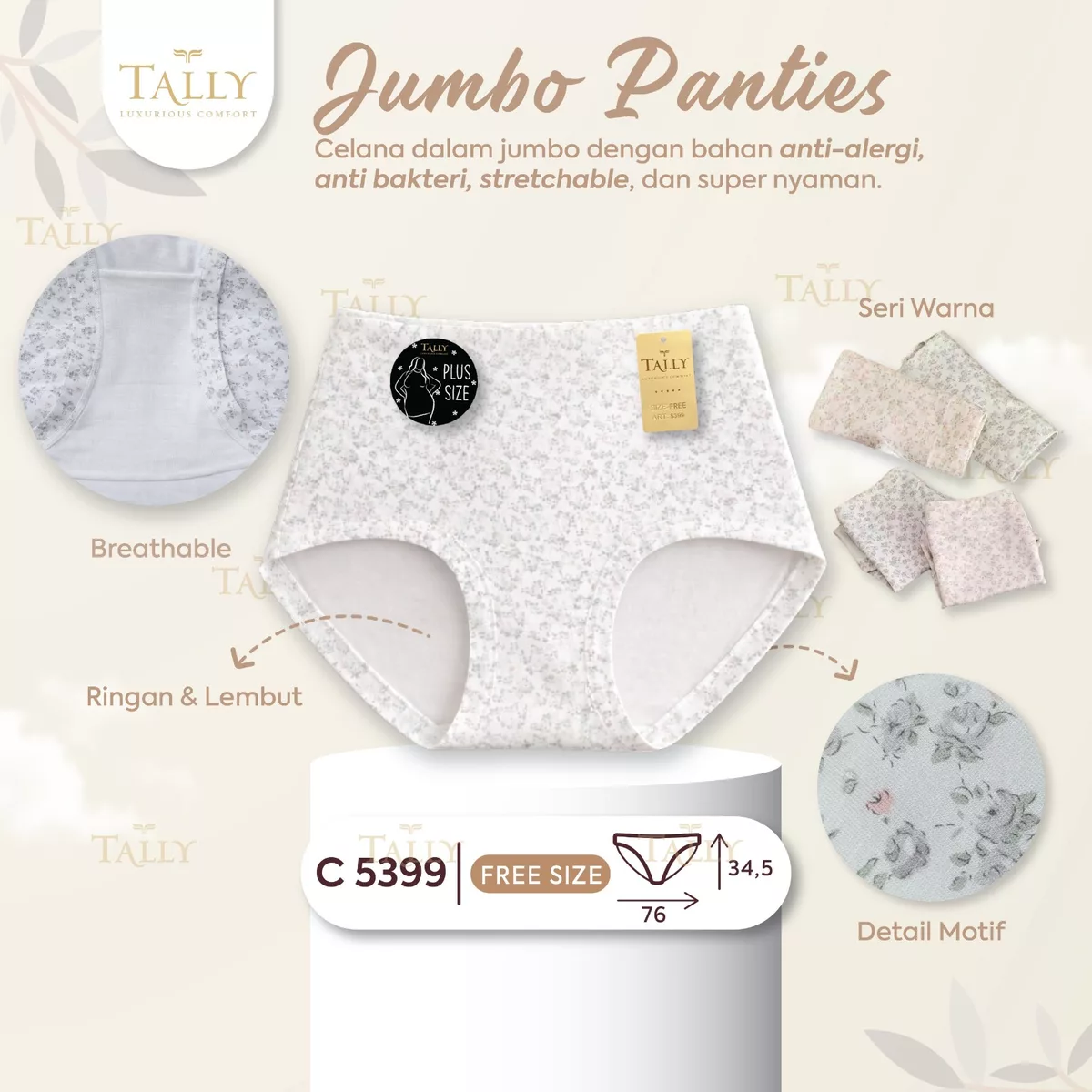 Celana Dalam Wanita Tally C 5399