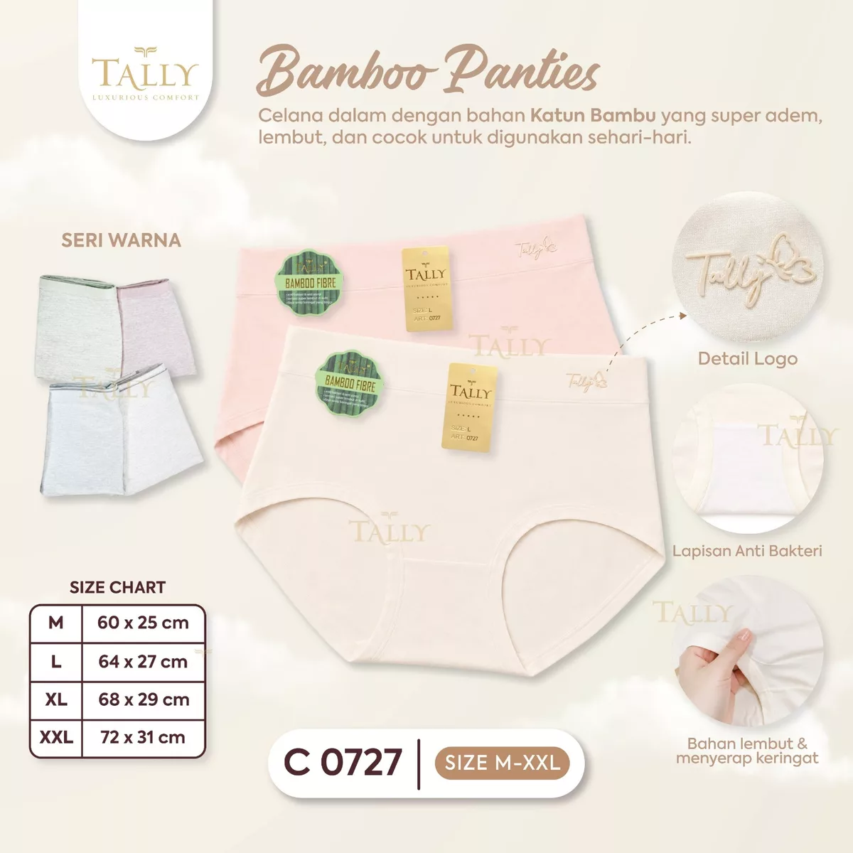 Celana Dalam Wanita Tally C 0727