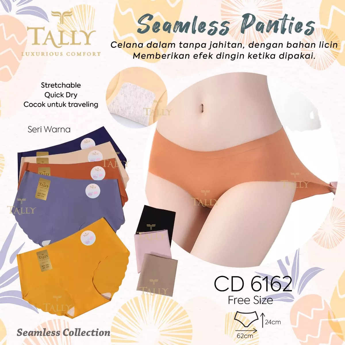 Celana Dalam Seamless Tally CD 6162