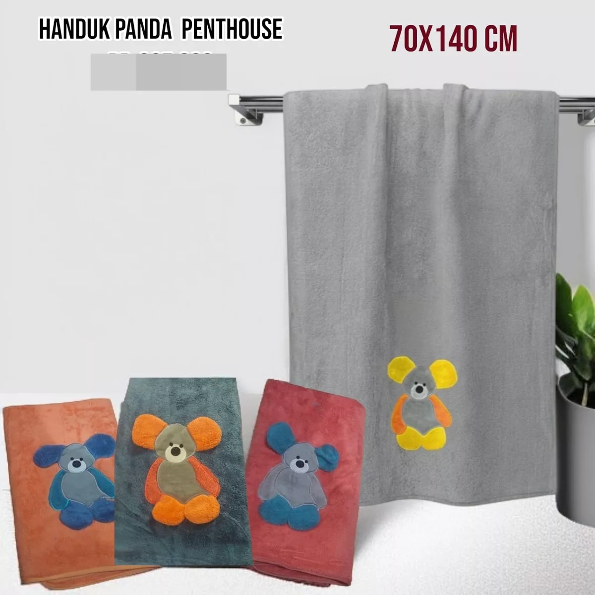 Handuk Panda Penthouse 70x140 cm