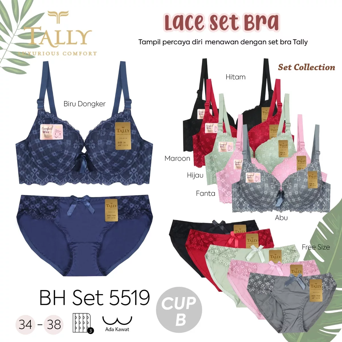 Bra Set Tally BH 5519
