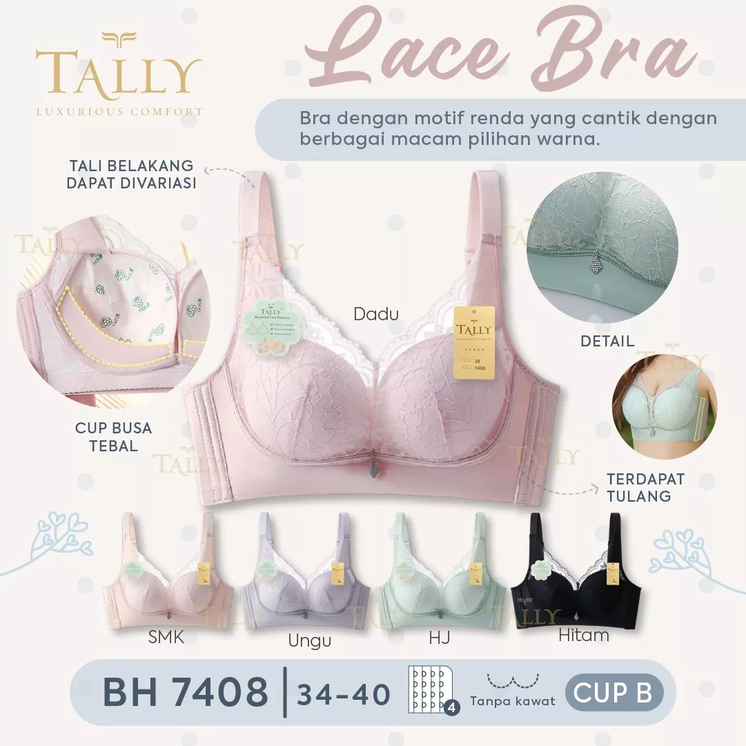 Lace Bra Tally BH 7408