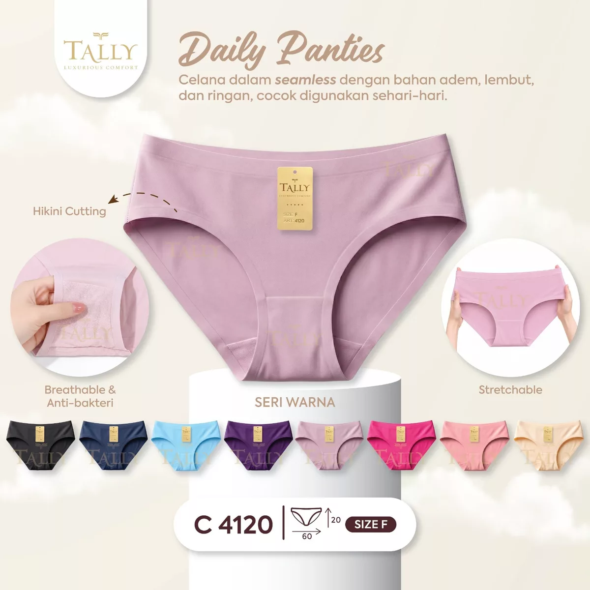 Celana Dalam Wanita Tally C 4120