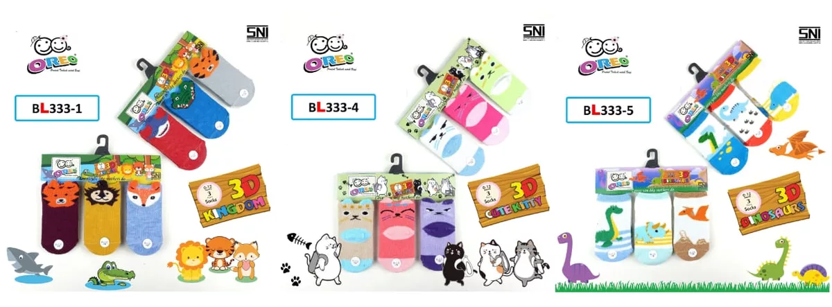 Kaos Kaki Bayi OREO BL333