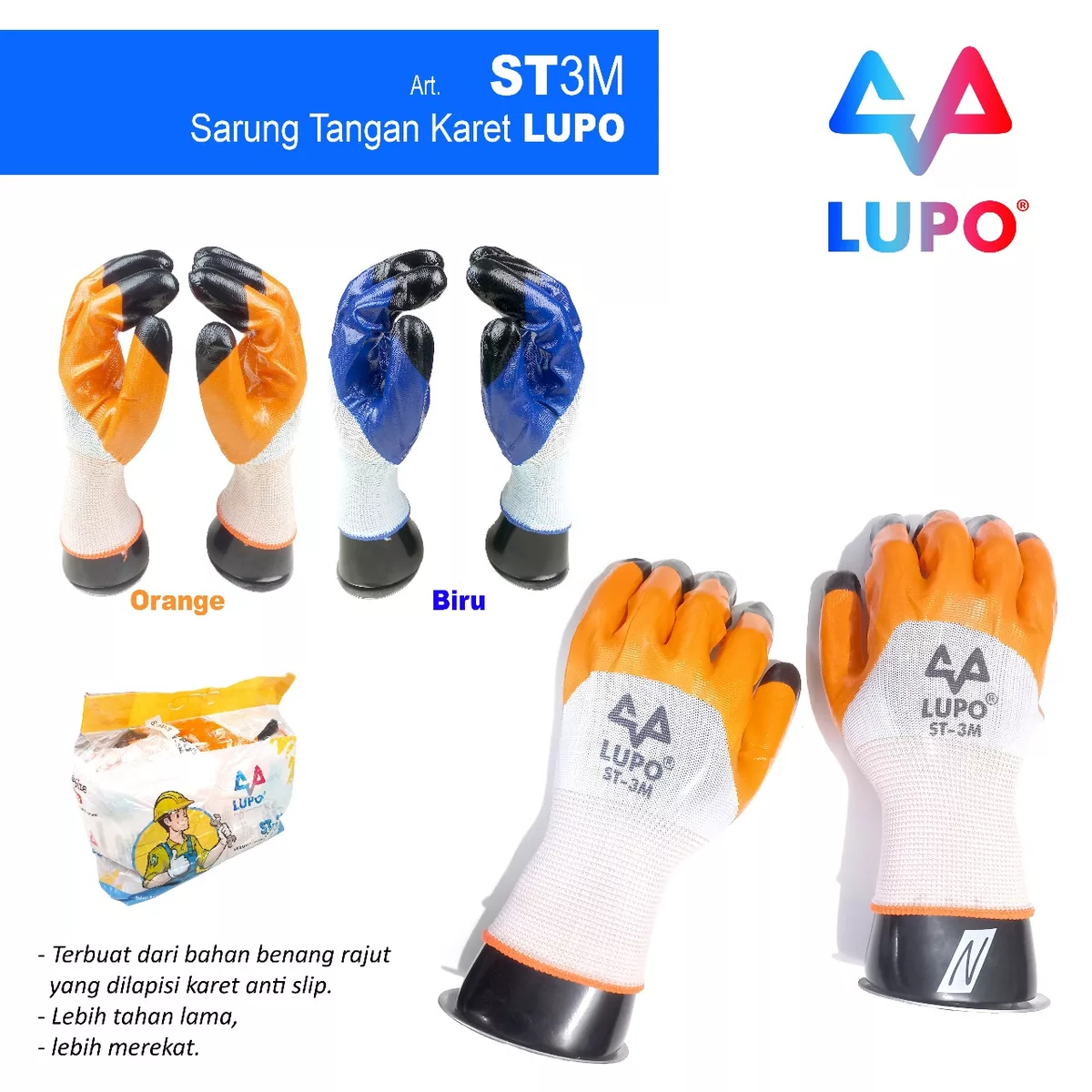 Sarung Tangan Karet LUPO ST3M
