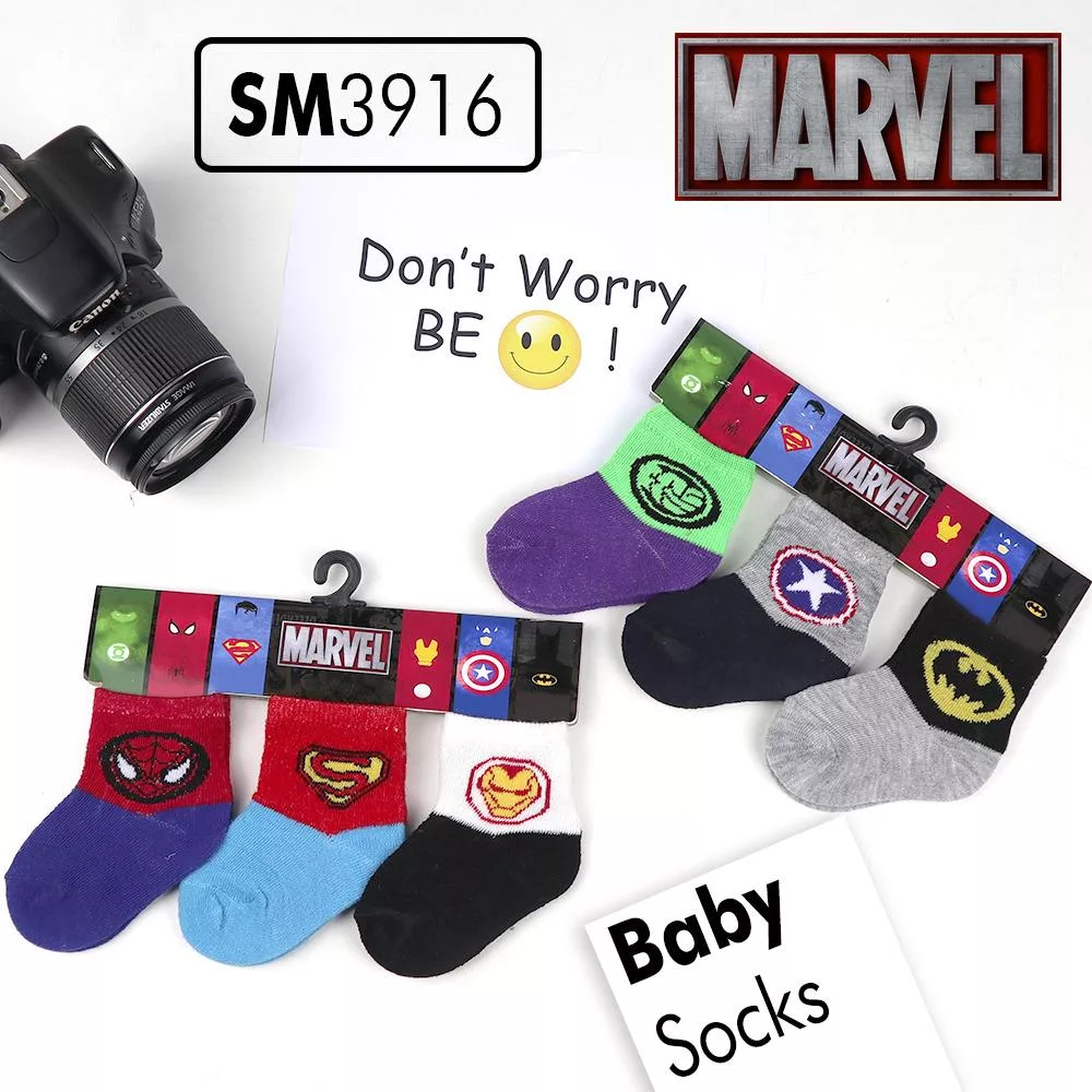 Kaos Kaki Bayi Marvel SM3916