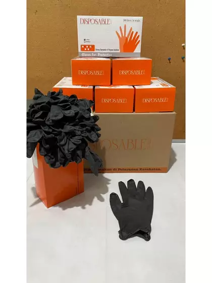 Disposable Latex Powder Free Black