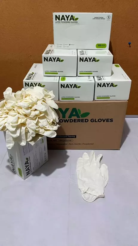 NAYA Latex Powdered kemasan box