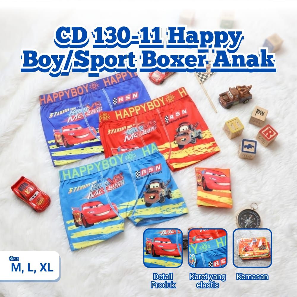 CD Anak Happy Boy Usia 10–11 Tahun