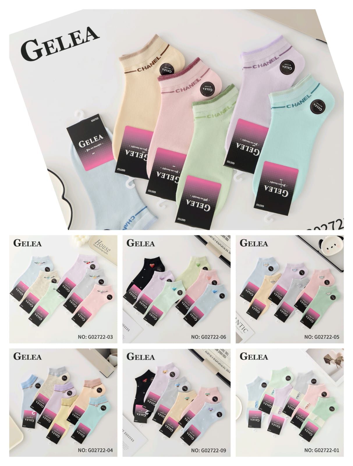 Kaos Kaki Gelea G02722 Ankle Pendek