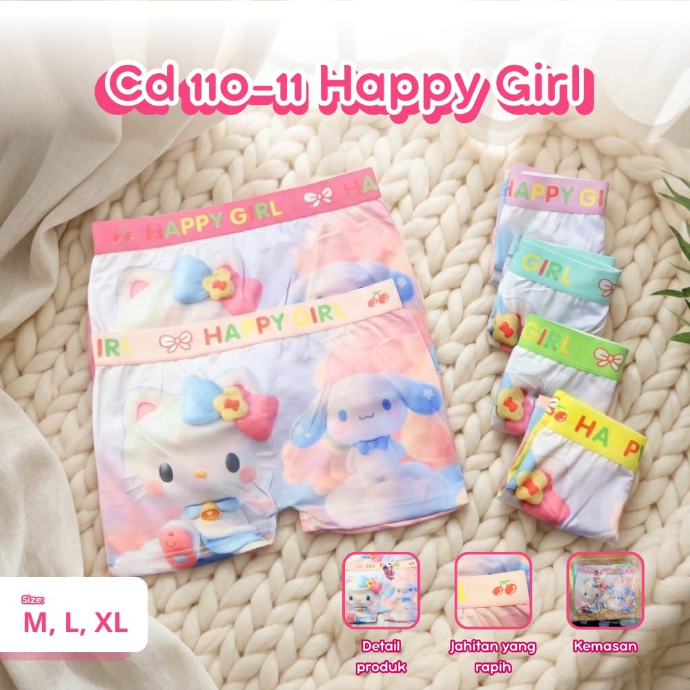 CD Anak Happy Girl Usia 10–11 Tahun